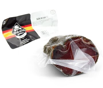 Droge halve ham omhuld met zwarte peper (Per stuk)