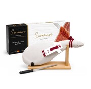 Paleta Curada Serrano met standaard en mes (4-4,5 kilo) (Per stuk)