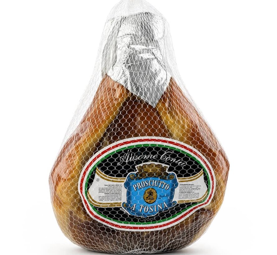 Italiaanse Prosciutto gedroogde ham 10 maanden 5,5kg (Per stuk)