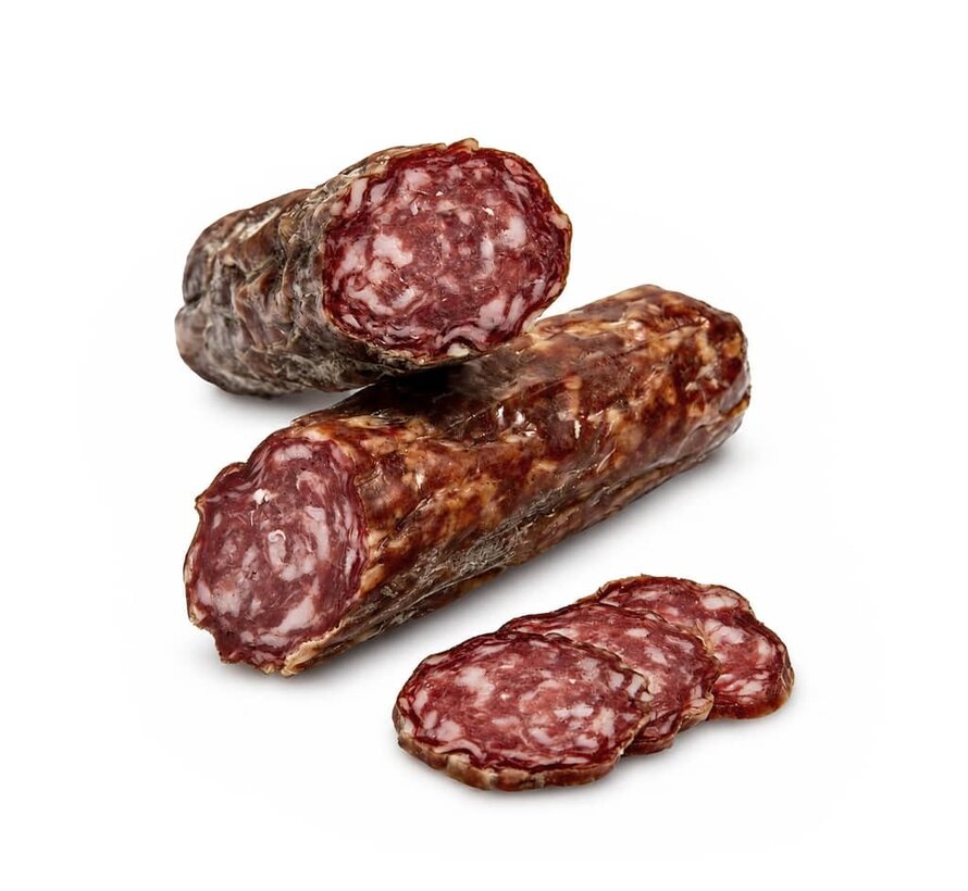 Italiaanse snijsalami met Barolo