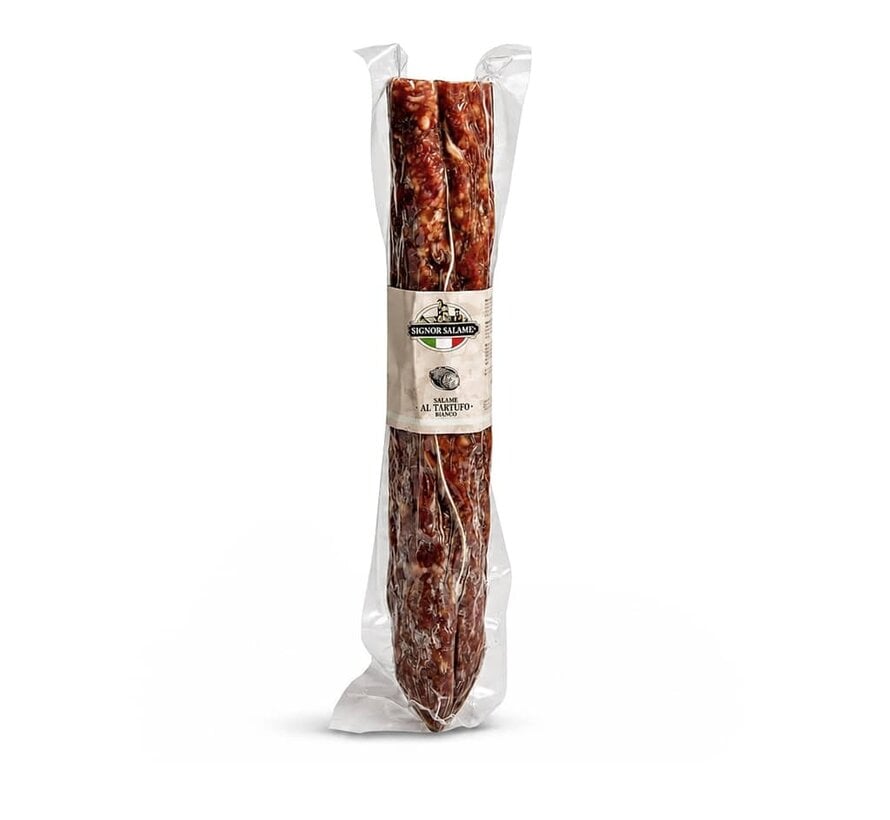 Italiaanse snijsalami met zwart Truffel