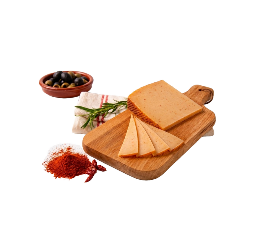 Spaanse schapenkaas met paprika