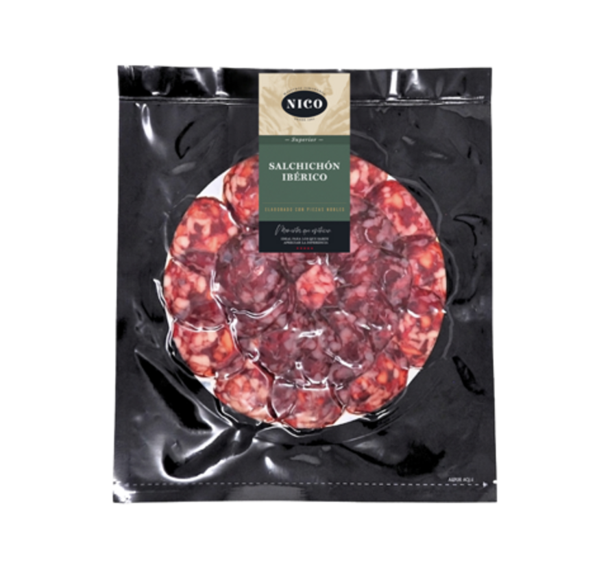 Salchichon Iberico bord 80g.
