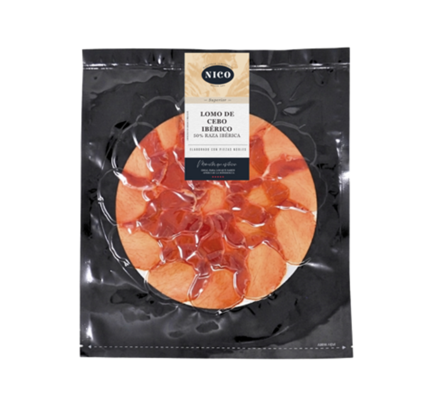 Lomo (varkenshaas) plaat cebo iberico 80g.