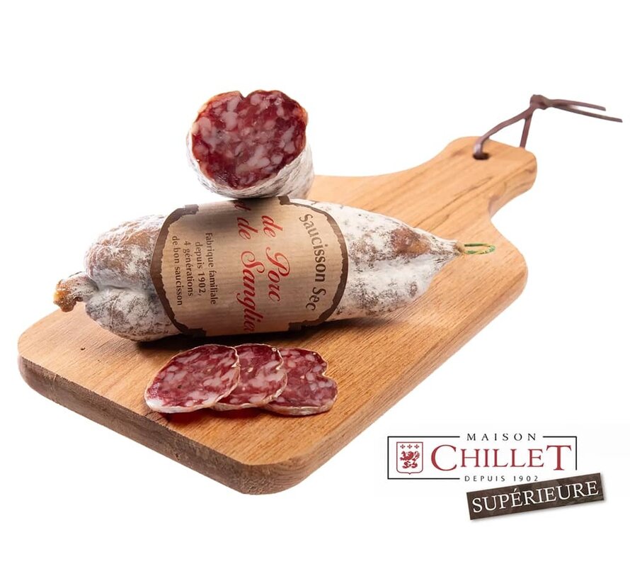 Gedroogde worst van Everzwijn Maison Chillet  (Per 6 stuks)