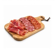 Gesneden tapas mix met ham, chorizo en salchichon (Per 6 stuks)