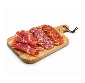 Gesneden tapas mix met ham, chorizo en salchichon (Per 6 stuks)