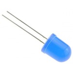 10mm Ronde Led Gekleurd Diffuus Blauw