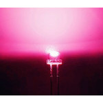 5mm Straw Hat Led Helder Roze