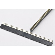 Header Female 1x40 pins  90 graden