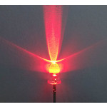 5mm Round Led Clear Red Flash (Flash)