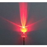5mm Round Led Clear Red Flash (Flash)