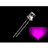 3mm Flat Top Led Clear Pink