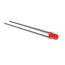 3mm Round Led Colored Diffused Red