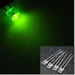 2x3x4mm Led Clear Green