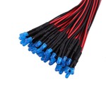 3mm Pre Wired Led Colored Diffused Blue