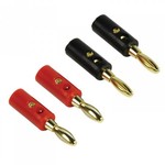 Bananenplug 4mm Rood