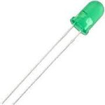 5mm Round Led Diffuse (flash) Green