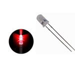 3mm Ronde Led Helder Rood/Groen Knipper (flash)