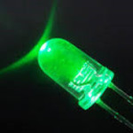 5mm Round Led Clear Red/Green Blinker (flash)