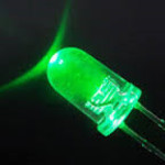 5mm Round Led Clear Red/Green Blinker (flash)