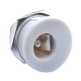 DC Power  Connector 2,1 x 5,5mm White