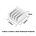 Aluminum heat sink (heatsink) 8.8 x 8.8 x 5mm