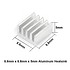 Aluminum heat sink (heatsink) 8.8 x 8.8 x 5mm