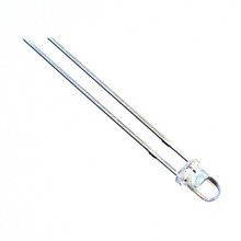 Optosupply 3mm Round Led Clear Gold