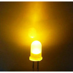 5mm Round Led White Diffused Yellow