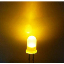 5mm Round Led White Diffused Yellow