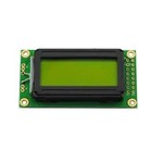 LCD 0802 Yellow Green background