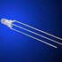 Optosupply 3mm Bi-color Led Red / Cold White Common Anode Diffuse