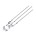 Optosupply 5mm Round LED Clear Bi-color Common Anode Red/Cold White