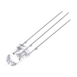 Optosupply 5mm Ronde Led Helder Bi-color Common Anode Rood/Warm Wit