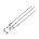 Optosupply 5mm Round LED Clear Bi-color Common Anode Red/Warm White