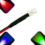 5mm Pre Wired Led Clear RGB Flash Fast (Fast)