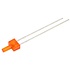 2mm Led Flat Top Colored Diffused Orange