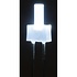 2mm Led Flat Top Diffused Cold White