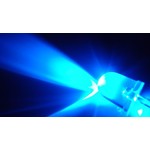 10mm Round Led Blue Clear 0.5 Watt