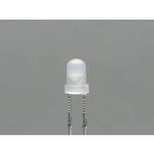 3mm Round Led White Diffused Red