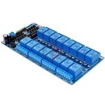 12V 16 Kanaals Relais Module Met Light Coupling LM2576 Power Supply