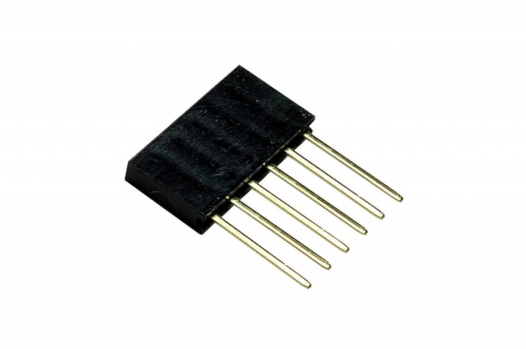 thumbnail image 2 of 10/50/100pcs 8-Pin 2.54mm Stackable Long Legs Female Header For Arduino Shield - 8 Pin 2 of 4
