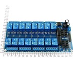 5V 16 Channel Relay Module with Light Coupling LM2576 Power Supply