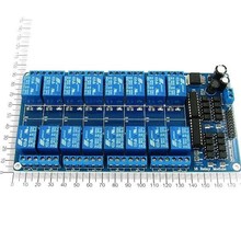 5V 16 Channel Relay Module with Light Coupling LM2576 Power Supply