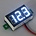 Mini Voltmeter White 0.36 "