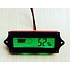 Accu Capaciteitsmeter, 12 Volt met groen verlicht LCD display, en percentage meting