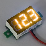 Mini Voltmeter Geel 0.36"