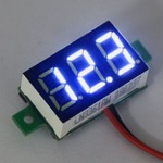 Mini Voltmeter Blauw 0.36"