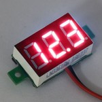 Mini Voltmeter Red 0.36 "